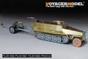 WWII German Sd.Kfz.251/1 Ausf.D Armored Personnel Carrier w/PaK40 Basic Upgrade Set（For DRAGON 6664）（Ver.B Gun barrel Include） 7