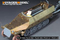 WWII German Sd.Kfz.251/1 Ausf.D Armored Personnel Carrier w/PaK40 Basic Upgrade Set（For DRAGON 6664）（Ver.B Gun barrel Include） 8