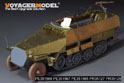 WWII German Sd.Kfz.251/1 Ausf.D Armored Personnel Carrier w/PaK40 Basic Upgrade Set（For DRAGON 6664）（Ver.B Gun barrel Include） 9