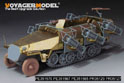 二战德军Sd.Kfz.251/1 Ausf.D陆地斯图卡装甲运兵车基础改造件（配 威龙 6861） 12