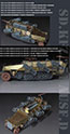 二战德军Sd.Kfz.251/1 Ausf.D陆地斯图卡装甲运兵车基础改造件（配 威龙 6861） 24