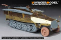 二战德军Sd.Kfz.251/7 Ausf.D架桥装甲车带2.8cm锥膛炮基础改造件（配 威龙 6223） 2