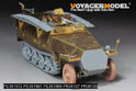 二战德军Sd.Kfz.251/7 Ausf.D架桥装甲车带2.8cm锥膛炮基础改造件（配 威龙 6223） 7