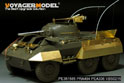 WWII US M8 light armored car basic( antenna base include)（For ACADEMY 13300/ITA 6364）(Ver.B Gun barrel Include) 4