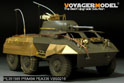 WWII US M8 light armored car basic( antenna base include)（For ACADEMY 13300/ITA 6364）(Ver.B Gun barrel Include) 5