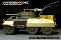WWII US M8 light armored car basic( antenna base include)（For ACADEMY 13300/ITA 6364）(Ver.B Gun barrel Include) 9