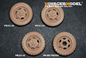 WWII German Sd.Kfz.231/232/233/263 Standard Wheels Pattern1（GP） 2