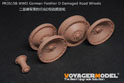 WWII German Panther D Damaged Road Wheels（GP） 3
