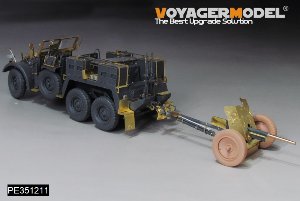 WWII German Krupp Protze kfz.69 w/37mm PaK35 36Anti-Tank Gun Upgrade Set (B ver include Gun Barrel,Gun Wheels)（For TAMIYA 35259） 5