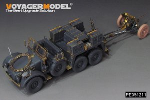 WWII German Krupp Protze kfz.69 w/37mm PaK35 36Anti-Tank Gun Upgrade Set (B ver include Gun Barrel,Gun Wheels)（For TAMIYA 35259） 10