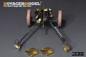 WWII German Krupp Protze kfz.69 w/37mm PaK35 36Anti-Tank Gun Upgrade Set (B ver include Gun Barrel,Gun Wheels)（For TAMIYA 35259） 13