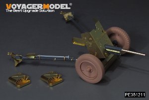WWII German Krupp Protze kfz.69 w/37mm PaK35 36Anti-Tank Gun Upgrade Set (B ver include Gun Barrel,Gun Wheels)（For TAMIYA 35259） 15
