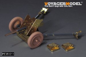 WWII German Krupp Protze kfz.69 w/37mm PaK35 36Anti-Tank Gun Upgrade Set (B ver include Gun Barrel,Gun Wheels)（For TAMIYA 35259） 16
