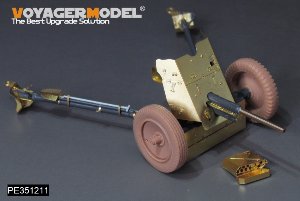 WWII German Krupp Protze kfz.69 w/37mm PaK35 36Anti-Tank Gun Upgrade Set (B ver include Gun Barrel,Gun Wheels)（For TAMIYA 35259） 17