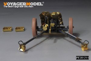 WWII German Krupp Protze kfz.69 w/37mm PaK35 36Anti-Tank Gun Upgrade Set (B ver include Gun Barrel,Gun Wheels)（For TAMIYA 35259） 22