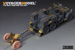 WWII German Krupp Protze kfz.69 w/37mm PaK35 36Anti-Tank Gun Upgrade Set (B ver include Gun Barrel,Gun Wheels)（For TAMIYA 35259） 26
