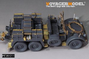WWII German Krupp Protze kfz.69 w/37mm PaK35 36Anti-Tank Gun Upgrade Set (B ver include Gun Barrel,Gun Wheels)（For TAMIYA 35259） 29