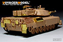 Modern Canadian Leopard C2 MEXAS MBT(Gun barrel, smoke discharger include）（For MENG TS-041） 3