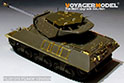 二战美军M10 IIC 阿奇里斯 坦克歼击车炮塔顶部装甲改造件TAMIYA（配 田宫35366/AFV AF35039） 2