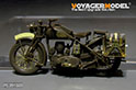 WWII British B.S.A M20 Military Motorcycle upgrade set(For TAMIYA 35316) 3