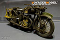 WWII British B.S.A M20 Military Motorcycle upgrade set(For TAMIYA 35316) 5