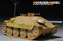 WWII German Sd.Kfz.138/2 Hetzer Tank Destroyer Late Version（B ver include Gun Barrel）(For ACADMY 13230/13277) 3
