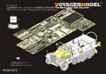 WWII German Sd.Kfz.10 Asuf.B Half Track Early Version（For DRAGON 6731/6630/6732）