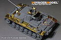 WWII German Pz.Kpfw.III Ausf.M basic（B ver include Gun Barrel）(For TAKOM 8002) 8