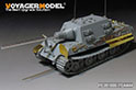 二战德军Sd.Kfz.186猎虎保时捷型坦克歼击车改造件（配 TAKOM 8003） 2