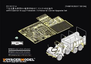 WWII German Krupp Protze kfz.70 Personal Carrier Upgrade Set（For  TAMIY A35317 35104）