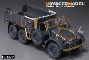 WWII German Krupp Protze kfz.70 Personal Carrier Upgrade Set（For  TAMIY A35317 35104） 13