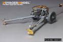 WWII German 75mm PaK40 L/46 Anti-Tank Gun Upgrade Set（Ver.B Gun barrel Include)（For BORDER BT-051） 3