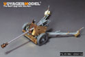 WWII German 75mm PaK40 L/46 Anti-Tank Gun Upgrade Set（Ver.B Gun barrel Include)（For BORDER BT-051） 6