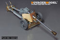 WWII German 75mm PaK40 L/46 Anti-Tank Gun Upgrade Set（Ver.B Gun barrel Include)（For BORDER BT-051） 11