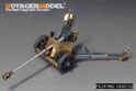 WWII German 75mm PaK40 L/46 Anti-Tank Gun Upgrade Set（Ver.B Gun barrel Include)（For TAMIYA 35047） 3