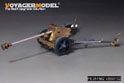 WWII German 75mm PaK40 L/46 Anti-Tank Gun Upgrade Set（Ver.B Gun barrel Include)（For TAMIYA 35047） 7