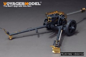 WWII German 75mm PaK40 L/46 Anti-Tank Gun Upgrade Set（Ver.B Gun barrel Include)（For TAMIYA 35047） 8