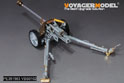 WWII German 75mm PaK40 L/46 Anti-Tank Gun Upgrade Set 2.0（For DRAGON 6249/6250/6433/6664）（Ver.B Gun barrel Include） 4