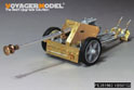 WWII German 75mm PaK40 L/46 Anti-Tank Gun Upgrade Set 2.0（For DRAGON 6249/6250/6433/6664）（Ver.B Gun barrel Include） 13