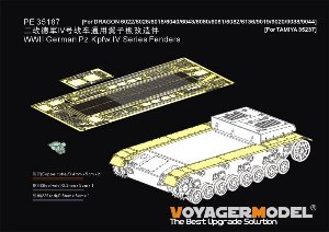 1/35 WWII German Pz.Kpfw.IV Series Fenders (For DRAGON 60xx Series)