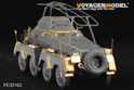 1/35 WWII German Sd.Kfz.232 8 ROD early version (For TAMIYA Kit) 5