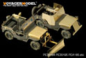 WWII U.S. Jeep Willys MB snow plow  w/ tire chains (GP) 7
