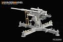 1/35 WWII German 88mm FlaK 37 mit Behelfslafette (For DRAGON 6523) 3