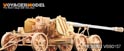 WWII German 128mm PaK44(Rivets Include) (For TRUMPETER 02312) 12