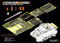 二战美军M3A3斯图尔特轻型坦克基本件（B版本含炮管）(配 AFV AF35053)