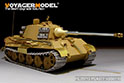 WWII German King Tiger(Henschel Turret) basic （For ACADEMY 13229） 2