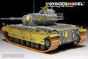 British  Conqueror  MK.II Heavy Tank MK2 Track covers (For DRAGON3555/DRAMI3555) 3
