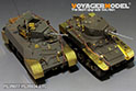 二战美军M3斯图尔特轻型坦克基本件（B版本含炮管）（配 田宫 35360） 17