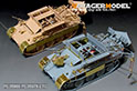 WWII German Bergepanther Ausf.A (Early type,Panther A tool holders) Basic(For MENG SS-015) 17