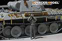 WWII German Panther D Tank Early version Basic（For TAKOM 2103） 14